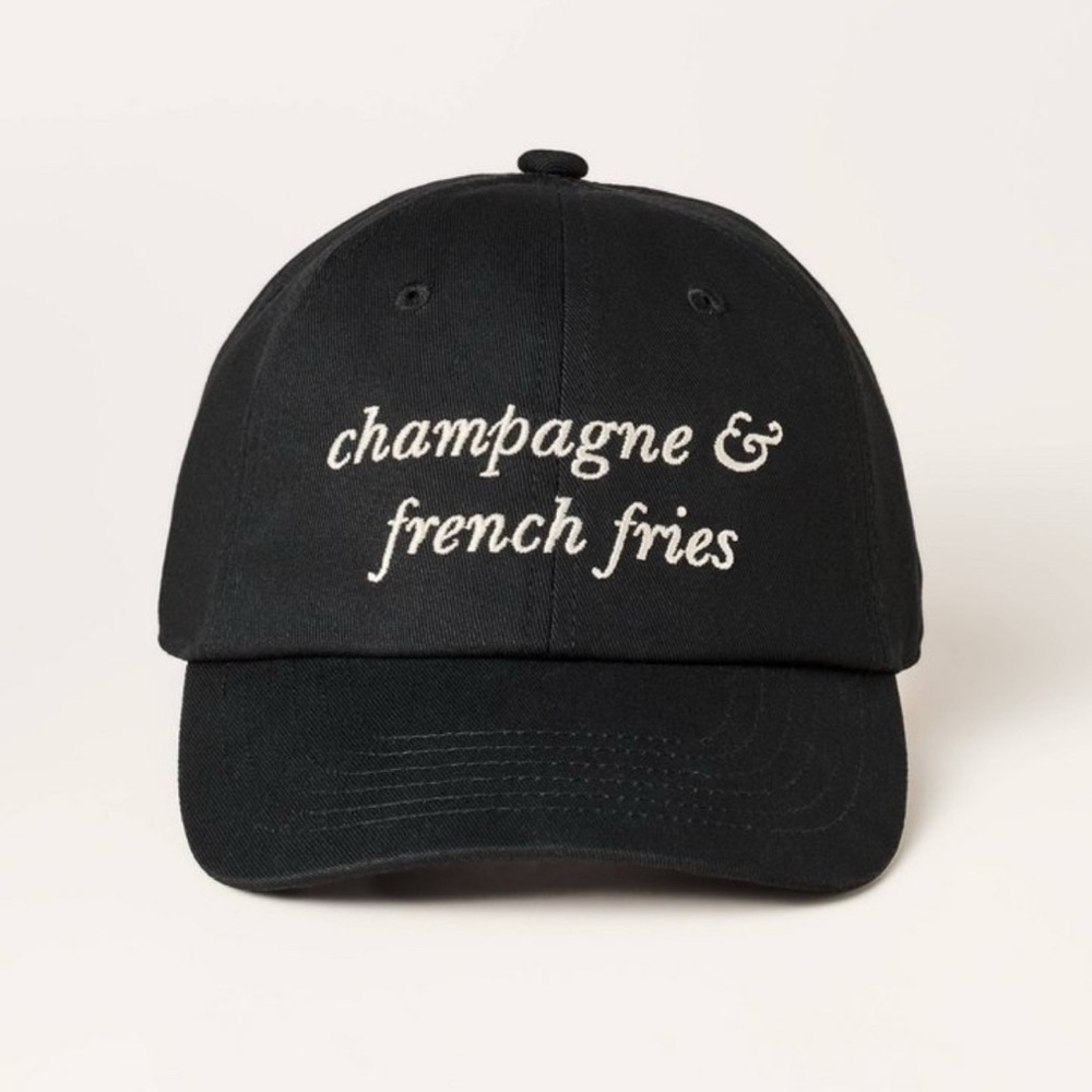 Kate Spade x Target Champagne & French Fries Baseball Cap